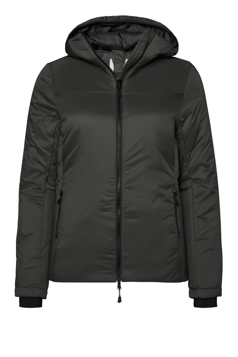HAKRO Kapuzen-Thermo-Loftjacke Damen (0289) – Karbongrau