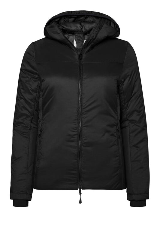HAKRO Kapuzen-Thermo-Loftjacke Damen (0289) – Schwarz