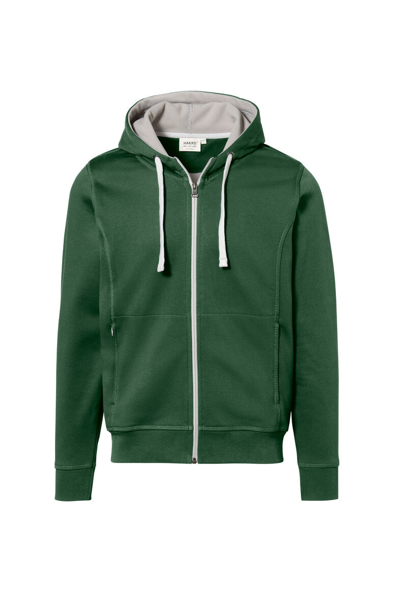 HAKRO Kapuzenjacke Bonded ECO Unisex (0455) – Tanne