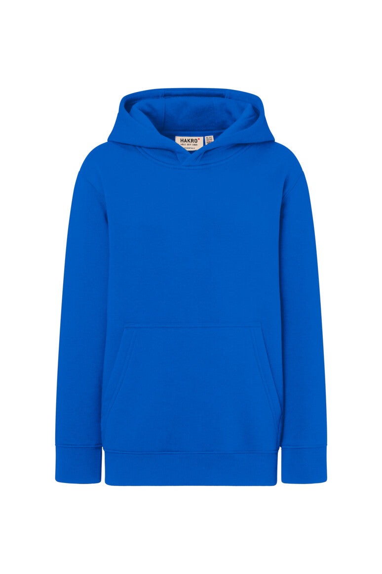 HAKRO Kinder Kapuzen-Sweatshirt Bio-Baumwolle Unisex (0562) – Royalblau