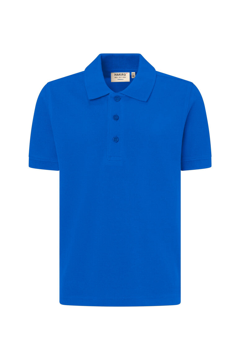 HAKRO Kinder Poloshirt Bio-Baumwolle Unisex (0545) – Royalblau