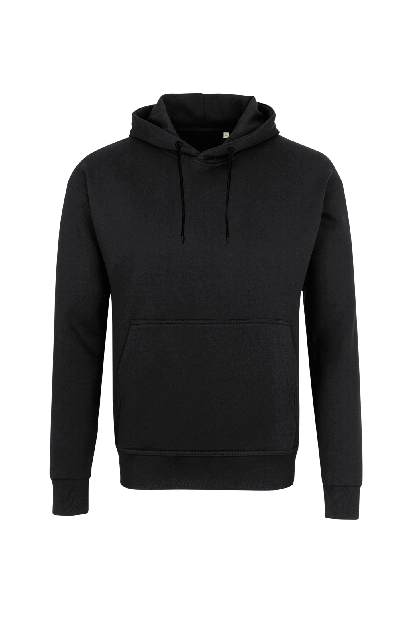 HAKRO Label-Free Kapuzen-Sweat Heavy MIKRALINAR® ECO Unisex (0568) – Schwarz