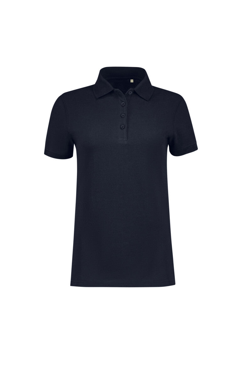 HAKRO Label-Free Poloshirt Heavy MIKRALINAR® ECO Damen (0303) – Weiß (034)