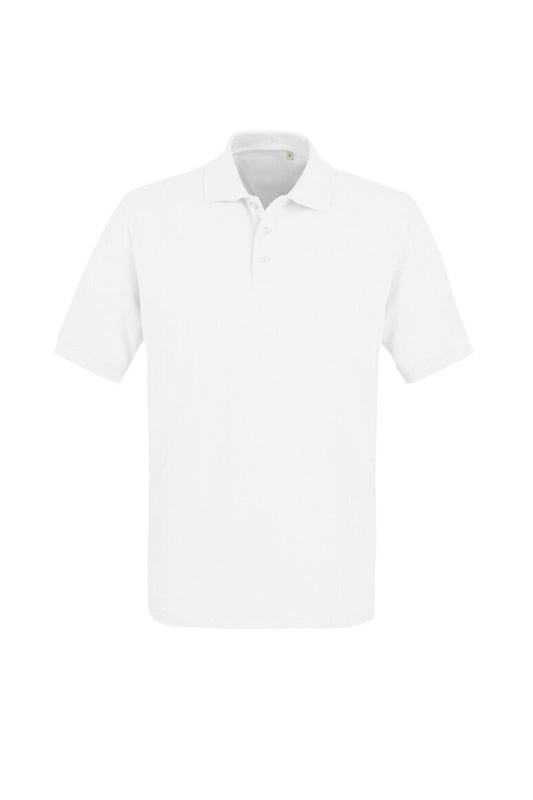 HAKRO Label-Free Poloshirt Heavy MIKRALINAR® ECO Unisex (0503) – Weiß