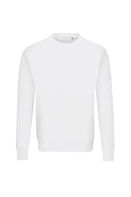 HAKRO Label-Free Sweatshirt Heavy MIKRALINAR® ECO Unisex (0567) – Weiß