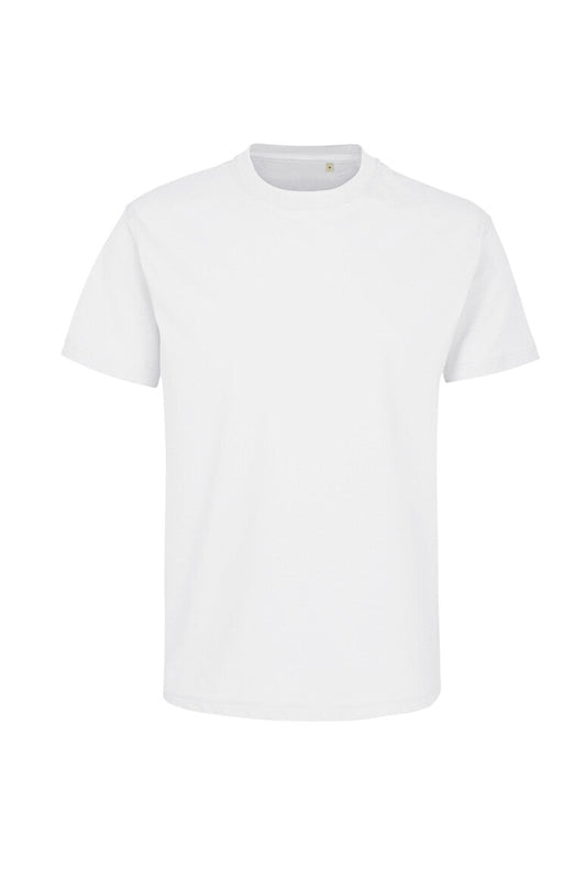 HAKRO Label-Free T-Shirt Heavy MIKRALINAR® ECO Unisex (0597) – Weiß