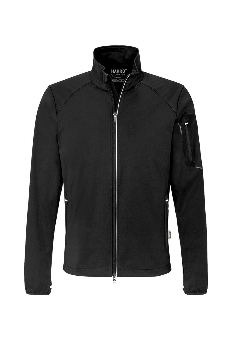 HAKRO Light-Softshelljacke Unisex (0856) – Schwarz