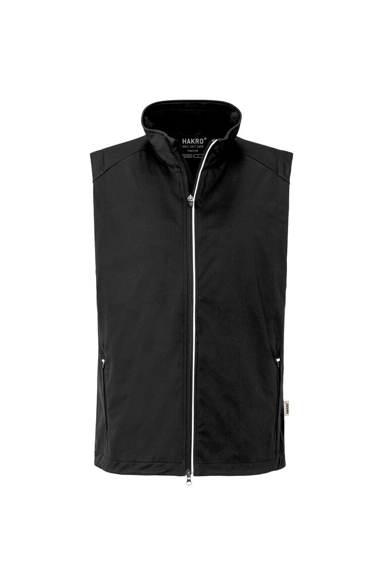 HAKRO Light-Softshellweste Unisex (0854) – Schwarz