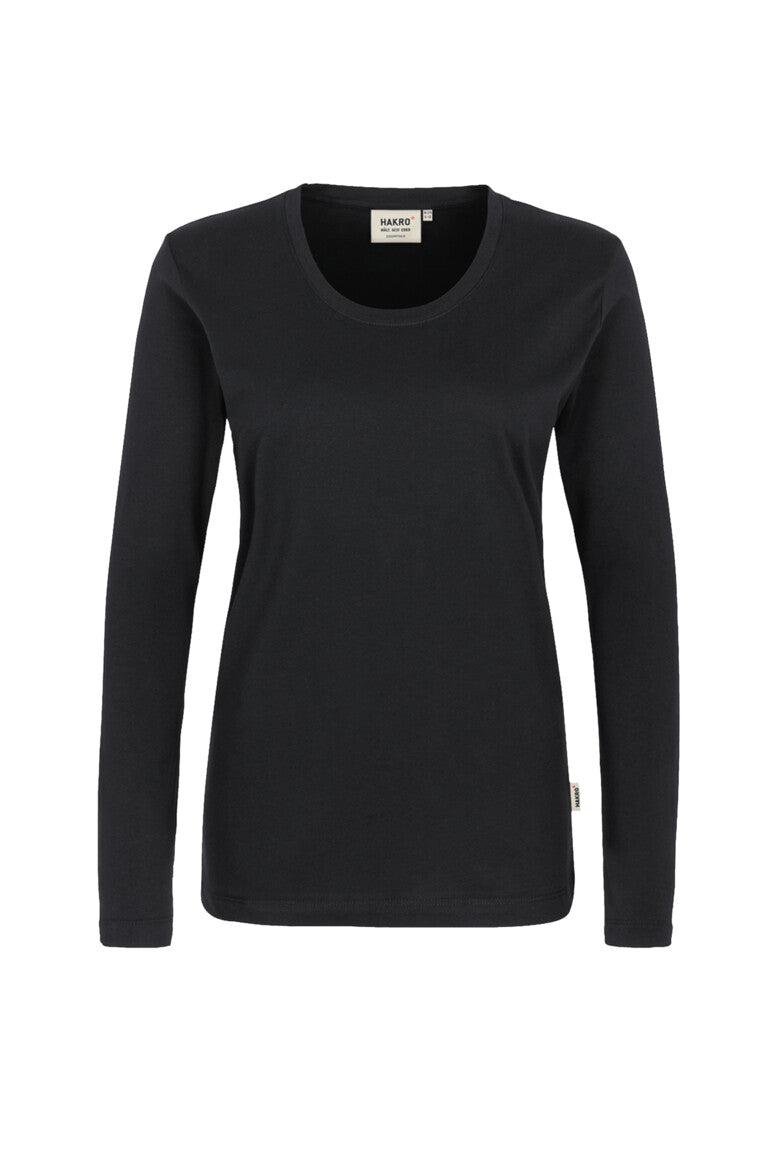 HAKRO Longsleeve Classic Damen (0178) – Schwarz