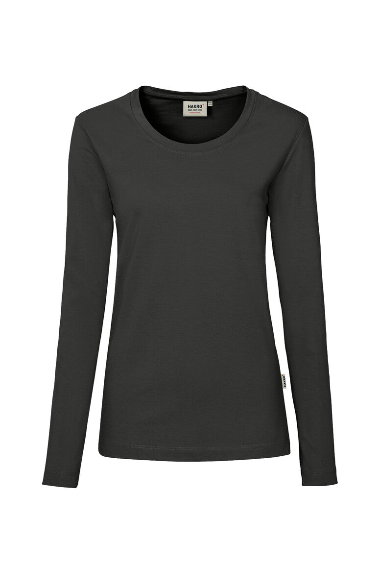 HAKRO Longsleeve MIKRALINAR® Damen (0179) – Karbongrau