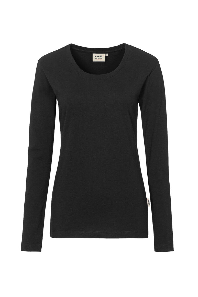 HAKRO Longsleeve MIKRALINAR® Damen (0179) – Schwarz