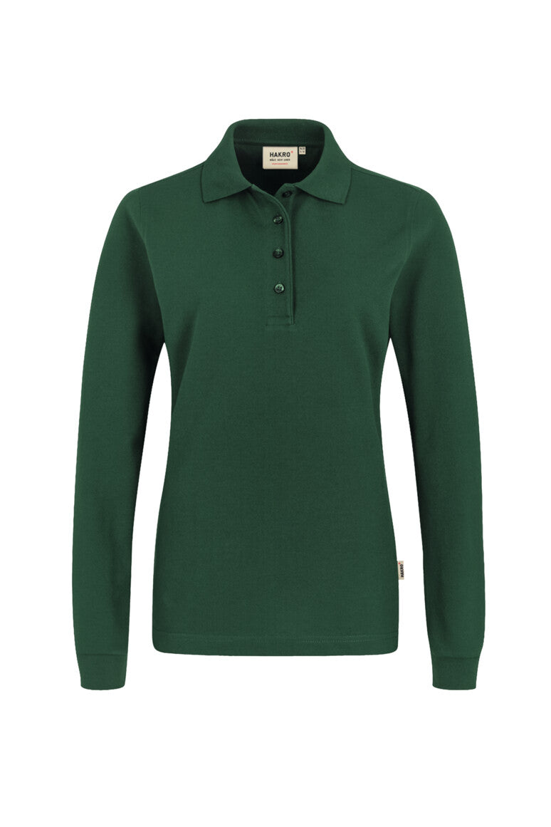 HAKRO Longsleeve-Poloshirt MIKRALINAR® Damen (0215) – Tanne