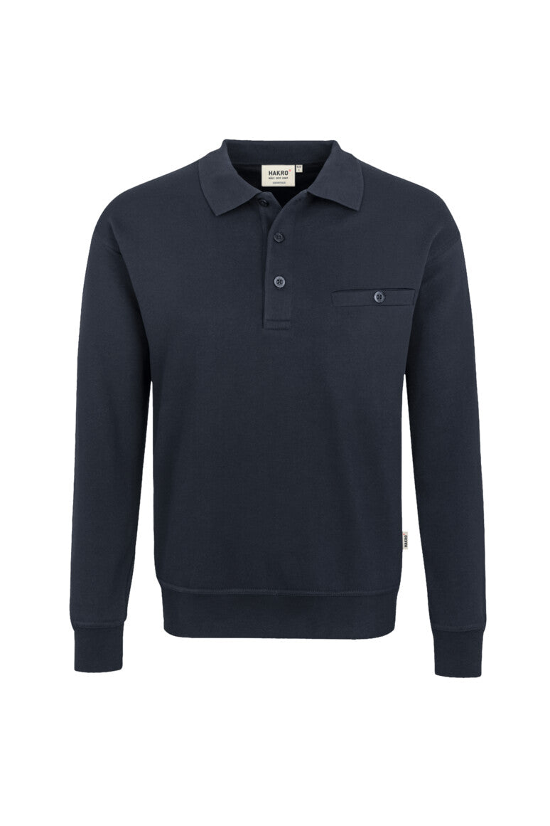 HAKRO Pocket-Sweatshirt Premium Unisex (0457) – Tinte (034)