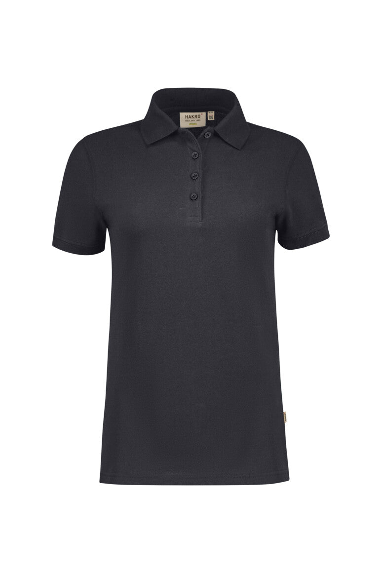 HAKRO Poloshirt Bio-Baumwolle Damen (0301) – Karbongrau