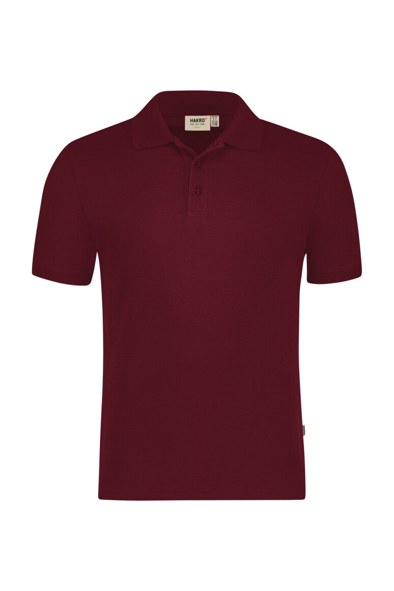 HAKRO Poloshirt Bio-Baumwolle Unisex (0501) – Weinrot