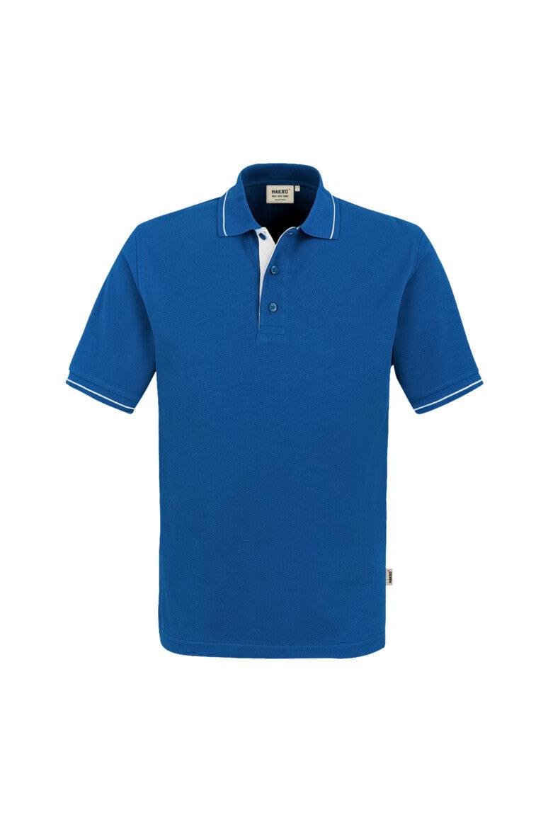 HAKRO Poloshirt Casual Unisex (0803) – Royalblau/Weiß