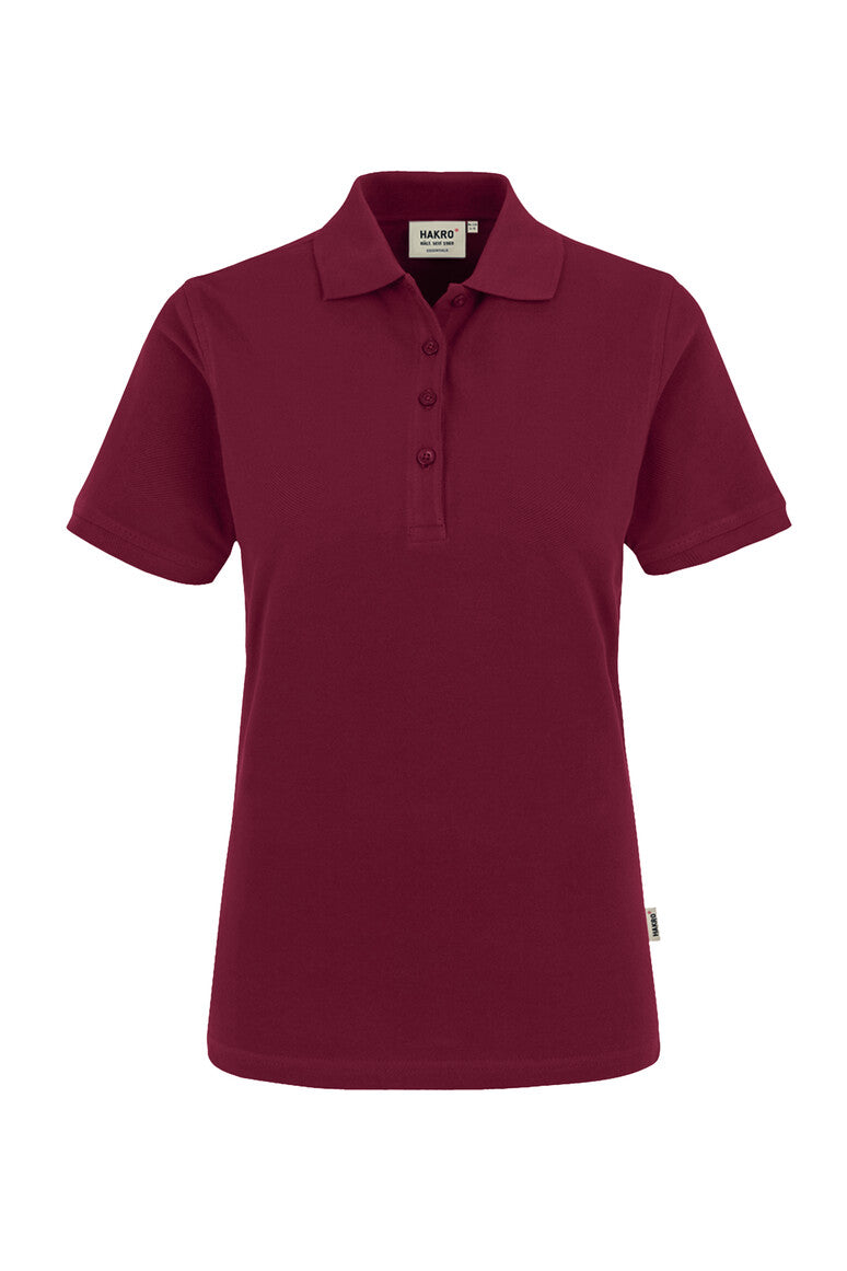 HAKRO Poloshirt Classic Damen (0110) – Weinrot