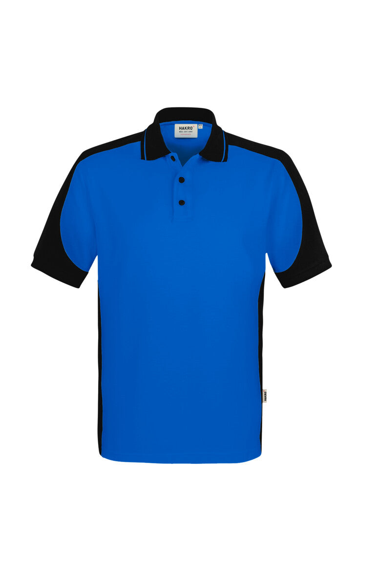 HAKRO Poloshirt Contrast MIKRALINAR® ECO Unisex (0539) – Royalblau