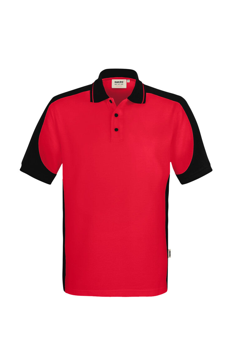 HAKRO Poloshirt Contrast MIKRALINAR® ECO Unisex (0539) – Weiß