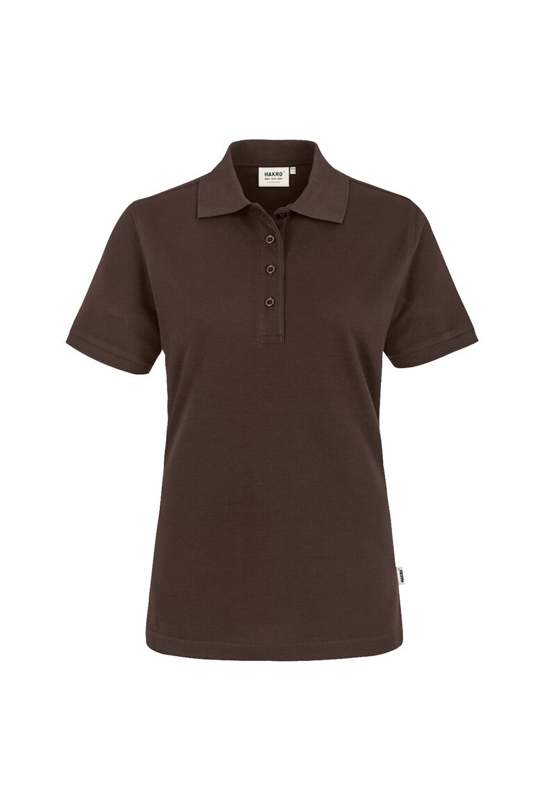HAKRO Poloshirt MIKRALINAR® Damen (0216) – Schokolade