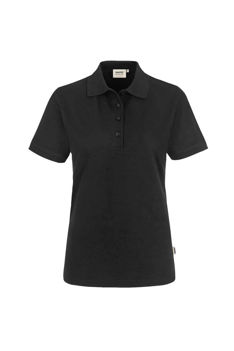 HAKRO Poloshirt MIKRALINAR® Damen (0216) – Schwarz