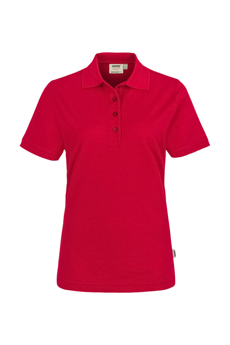 HAKRO Poloshirt MIKRALINAR® ECO Damen (0369) – Rot