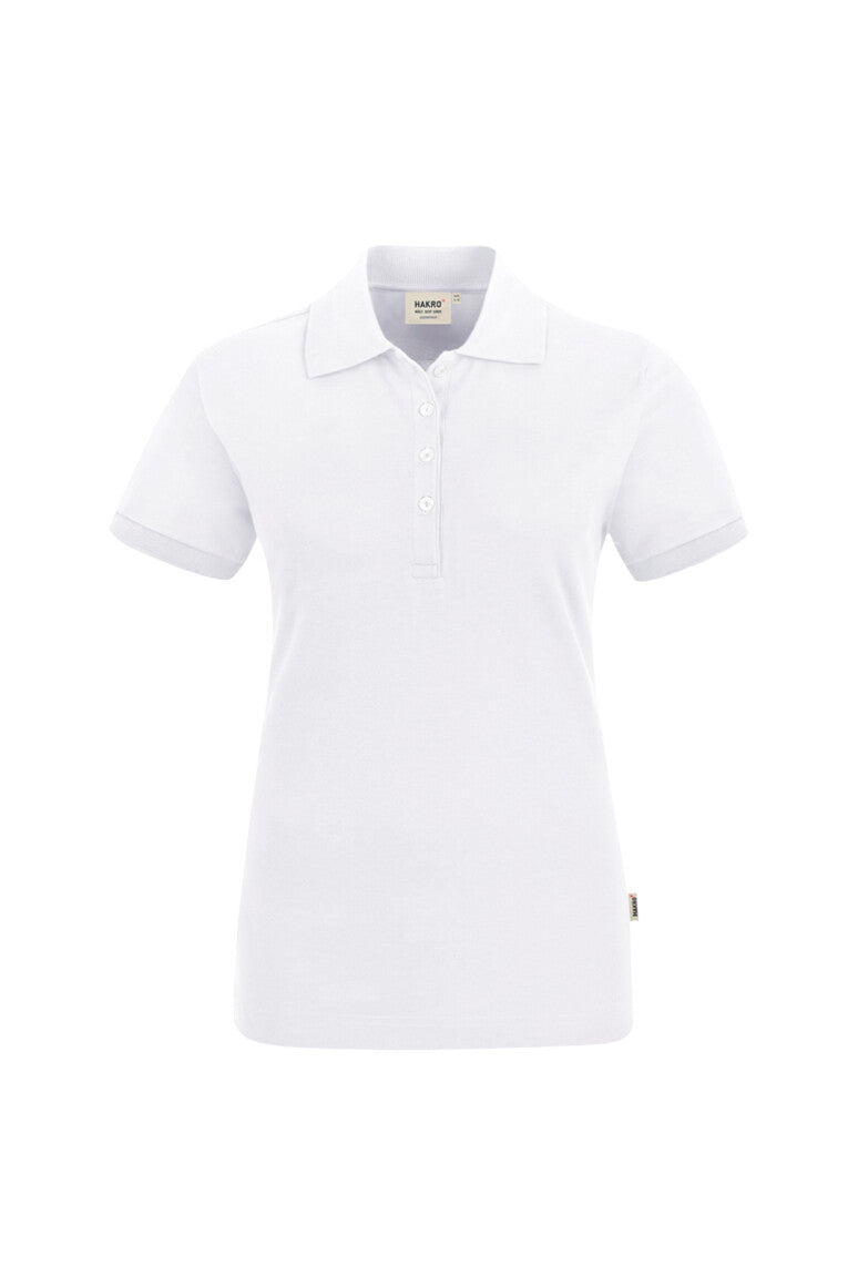HAKRO Poloshirt Stretch Damen (0222) – Weiß