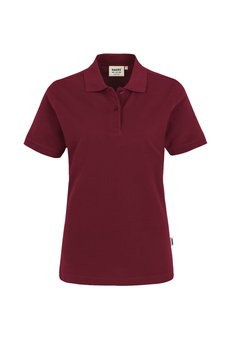 HAKRO Poloshirt Top Damen (0224) – Weinrot