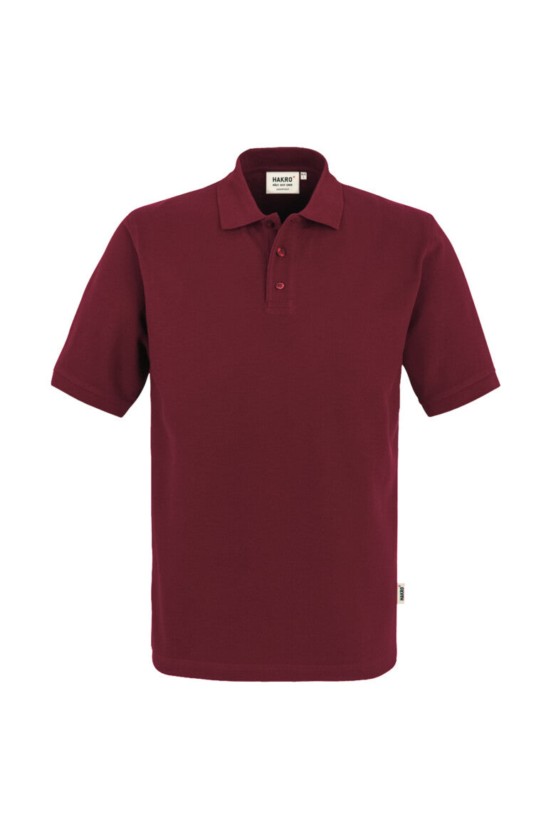 HAKRO Poloshirt Top Unisex (0800) – Weinrot
