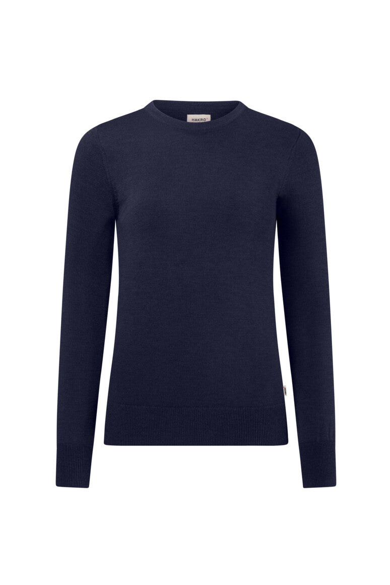 HAKRO Pullover Merino-Wolle Damen (0146) – Schwarz (034)