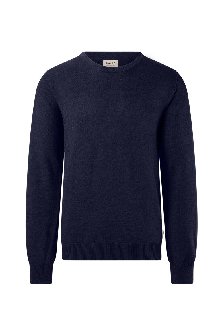 HAKRO Pullover Merino-Wolle Unisex (0156) – Schwarz (034)