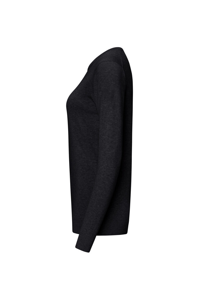 HAKRO Pullover Premium-Baumwolle Damen (0135) – Schwarz