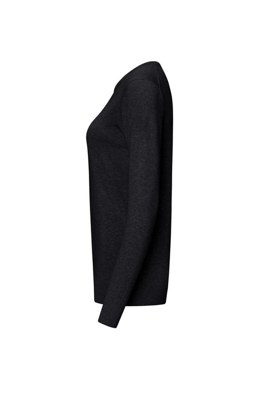 HAKRO Pullover Premium-Baumwolle Damen (0135) – Schwarz