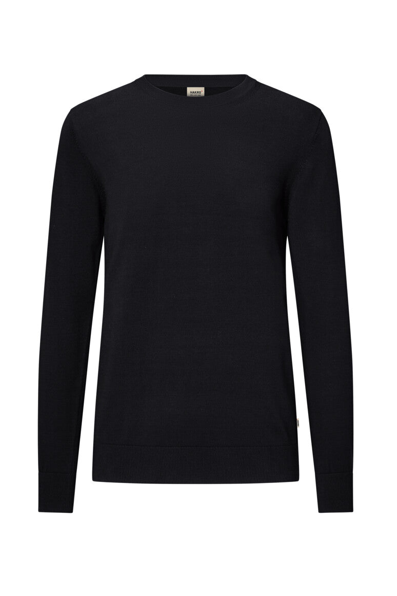 HAKRO Pullover Premium-Baumwolle Unisex (0145) – Schwarz