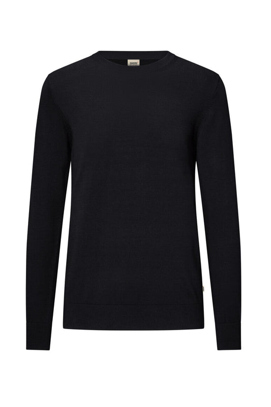 HAKRO Pullover Premium-Baumwolle Unisex (0145) – Schwarz