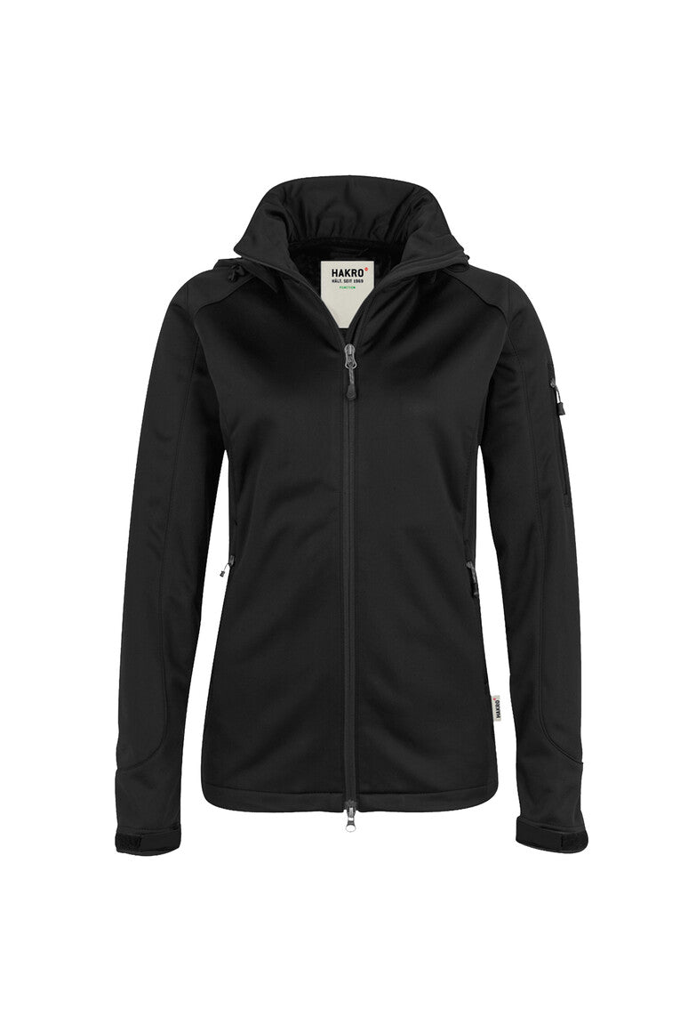 HAKRO Softshelljacke Damen (0248) – Schwarz