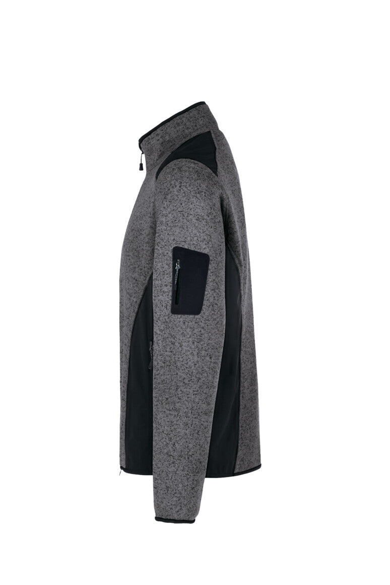 HAKRO Strickfleecejacke Unisex (0836) – Anthrazit