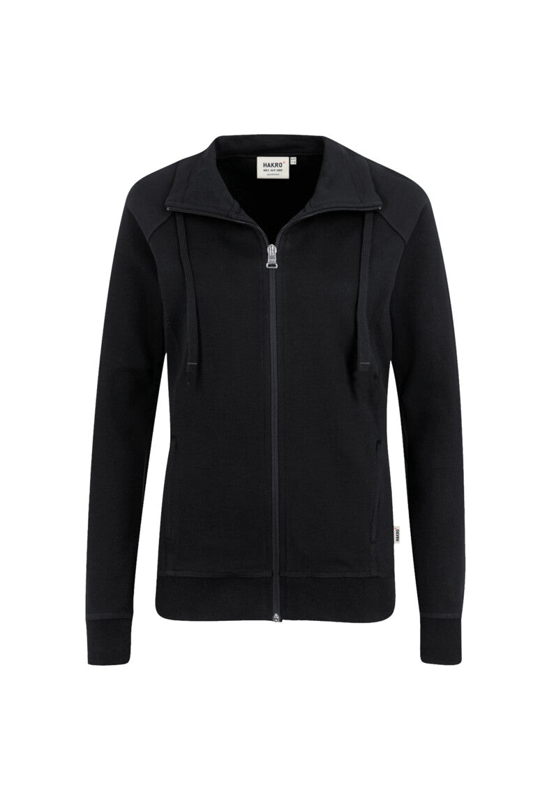 HAKRO Sweatjacke Premium Damen (0406) – Schwarz