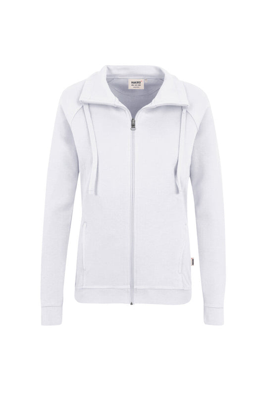 HAKRO Sweatjacke Premium Damen (0406) – Weiß