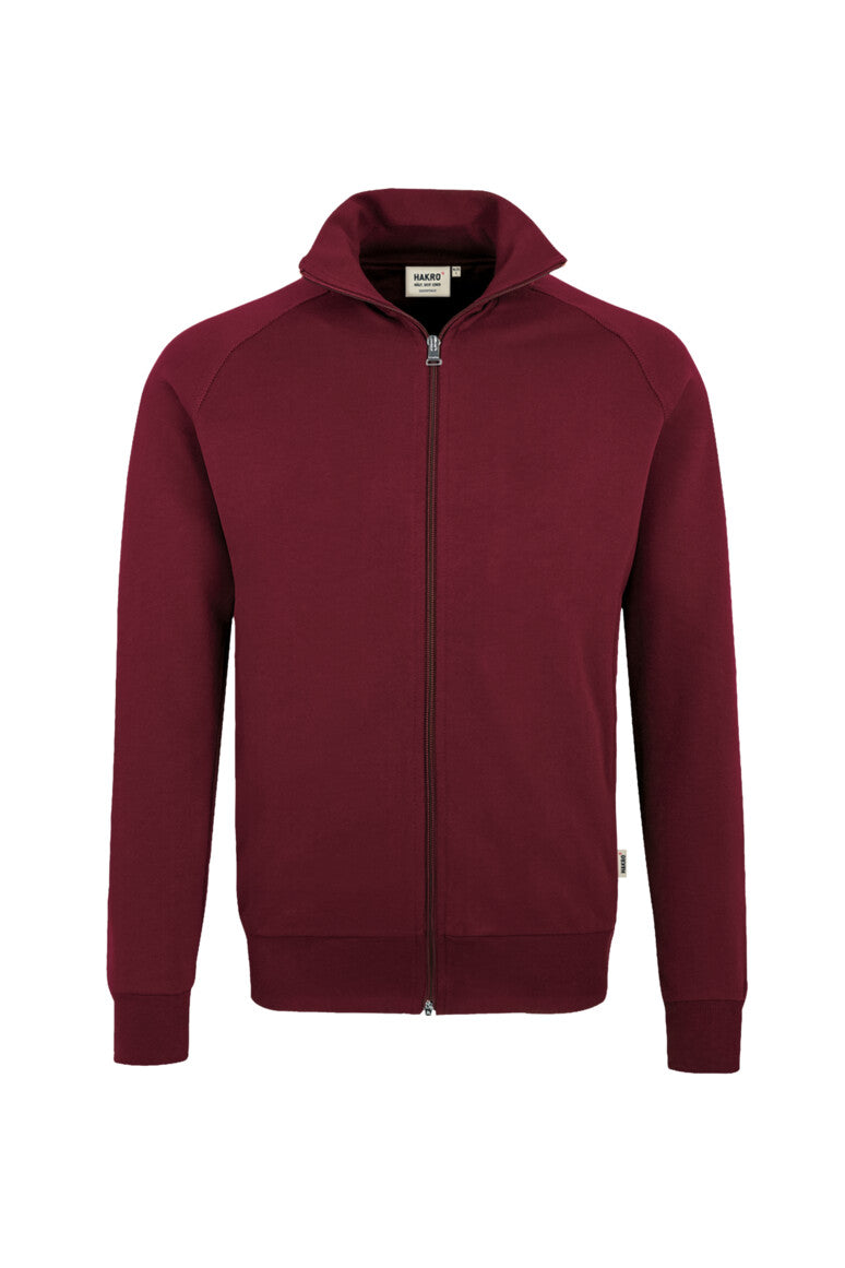 HAKRO Sweatjacke Premium Unisex (0606) – Weinrot
