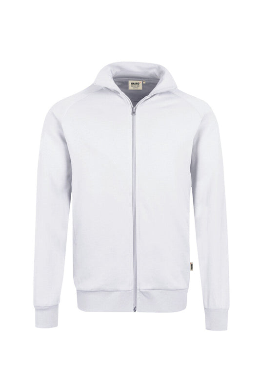 HAKRO Sweatjacke Premium Unisex (0606) – Weiß