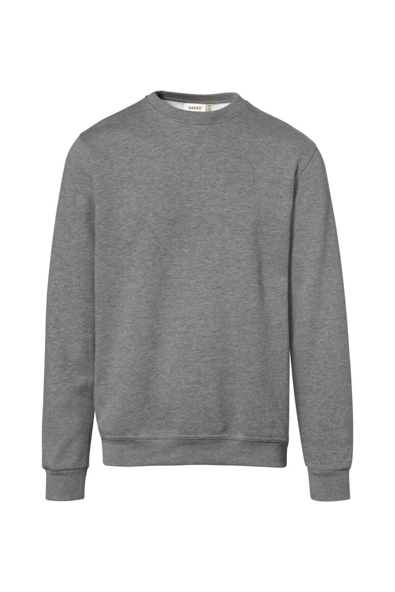 HAKRO Sweatshirt Bio-Baumwolle Unisex (0570) – Grau Meliert