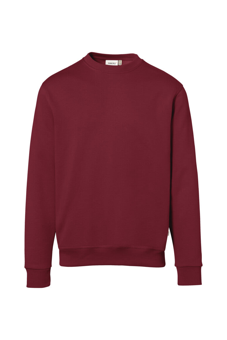 HAKRO Sweatshirt Bio-Baumwolle Unisex (0570) – Weinrot