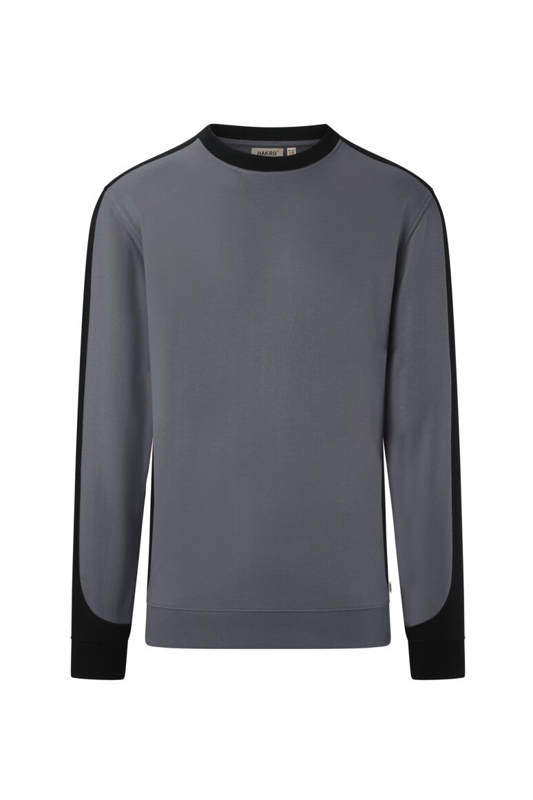 HAKRO Sweatshirt Contrast MIKRALINAR® ECO Unisex (0549) – Anthrazit