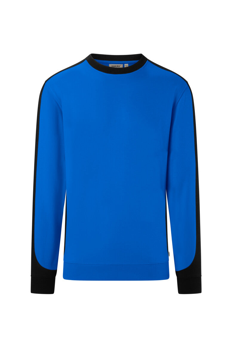 HAKRO Sweatshirt Contrast MIKRALINAR® ECO Unisex (0549) – Royalblau
