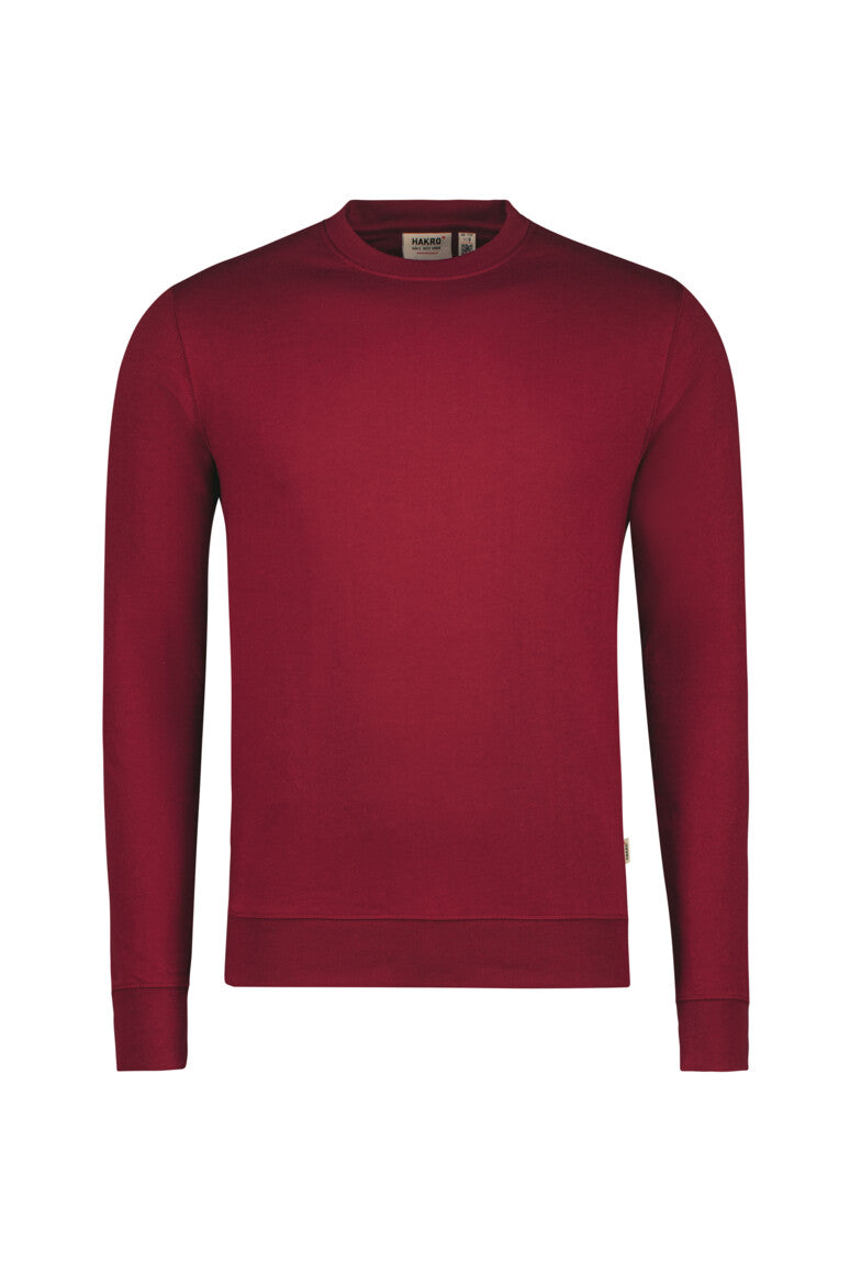 HAKRO Sweatshirt MIKRALINAR® ECO Unisex (0550) – Weinrot