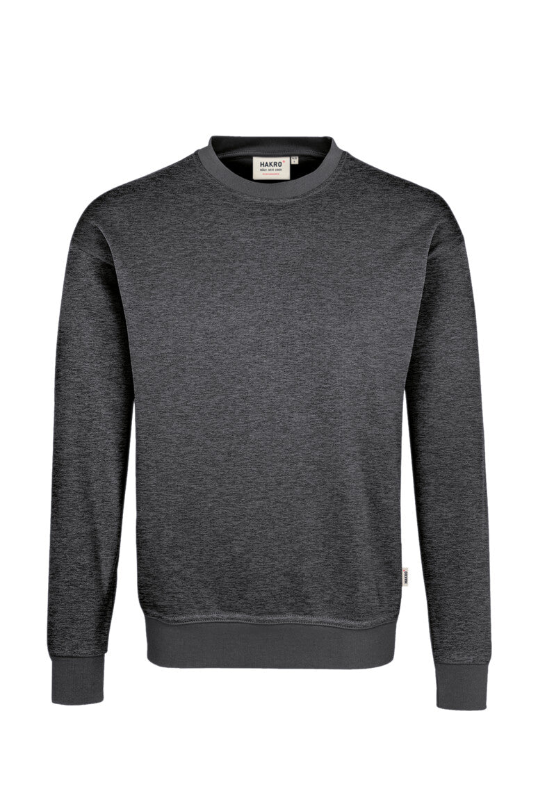 HAKRO Sweatshirt MIKRALINAR® Unisex (0475) – Anthrazit Meliert