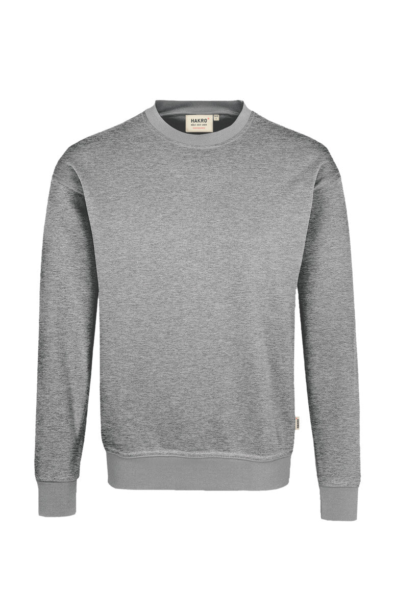 HAKRO Sweatshirt MIKRALINAR® Unisex (0475) – Grau Meliert