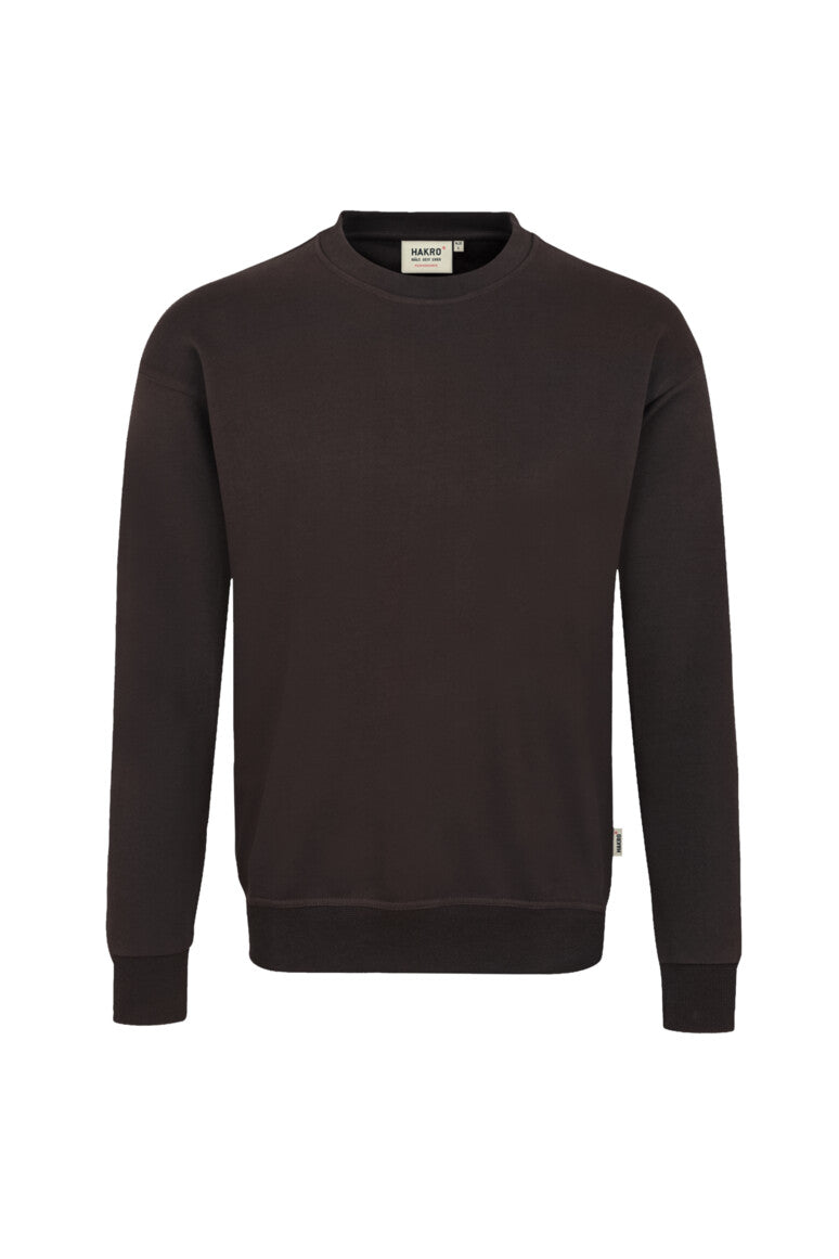 HAKRO Sweatshirt MIKRALINAR® Unisex (0475) – Schokolade