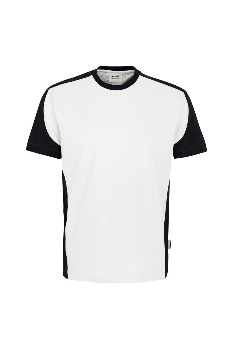 HAKRO T-Shirt Contrast MIKRALINAR® ECO Unisex (0590) – Rot